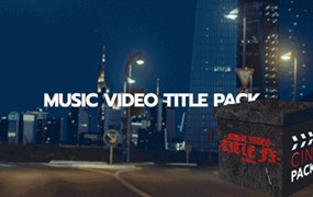 CINEPACKS 复古哥特式风格电影音乐视频标题特效动画包 MUSIC VIDEO TITLE FX