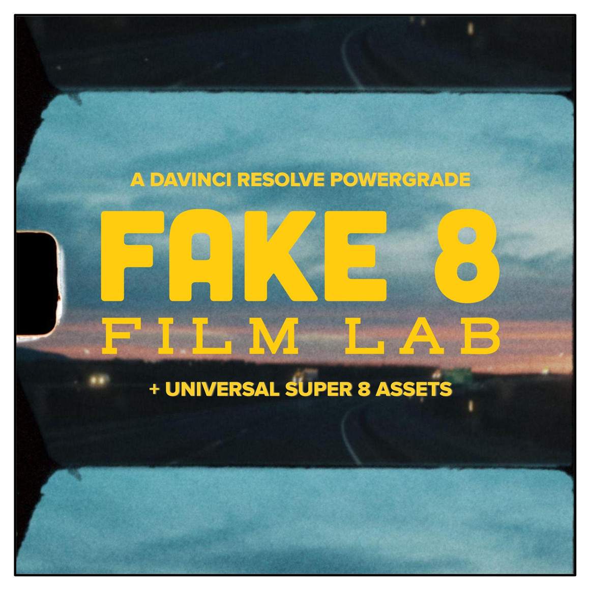 FAKE 8 FILM LAB 50多个真实SUPER 8MM胶片模拟闪烁模糊光晕抖动效果达芬奇节点+视频/音效素材 插件预设 第1张