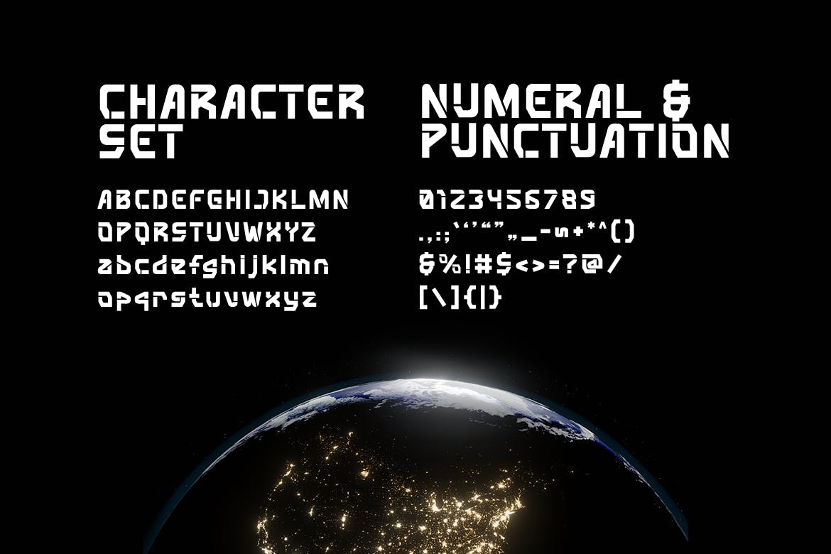 星际未来科技字体素材 Max Torque – Futuristic Techno Font 设计素材 第3张