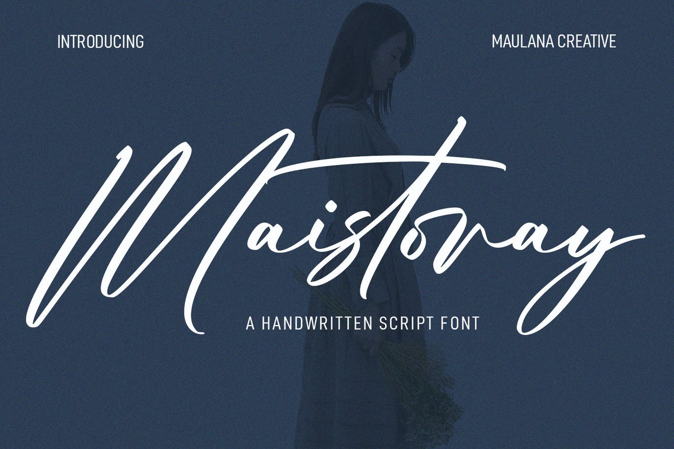 艺术签名脚本字体 Maistoray Signature Script Font 设计素材 第1张