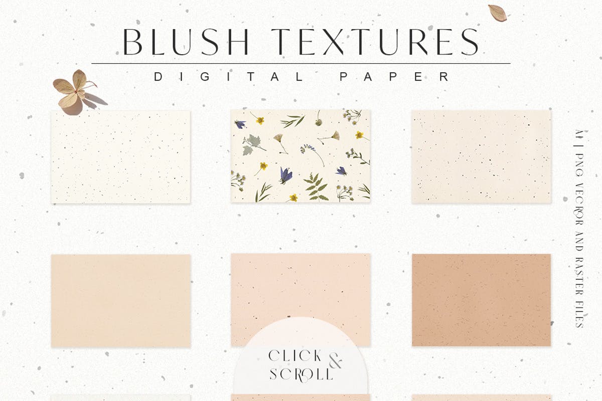 30种腮红工艺纸纹理 30 Blush Craft Paper Textures 图片素材 第3张