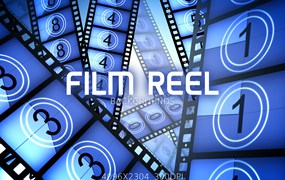 复古底片胶卷背景 Film Reel Backgrounds