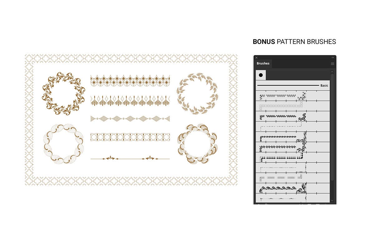 亚洲风格无缝装饰艺术图案v2 Asian Deco Vol.2 : Seamless Art Deco Pattern 图片素材 第4张