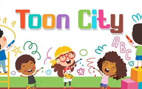 儿童卡通书籍无衬线字体素材 Toon City – Kids Font