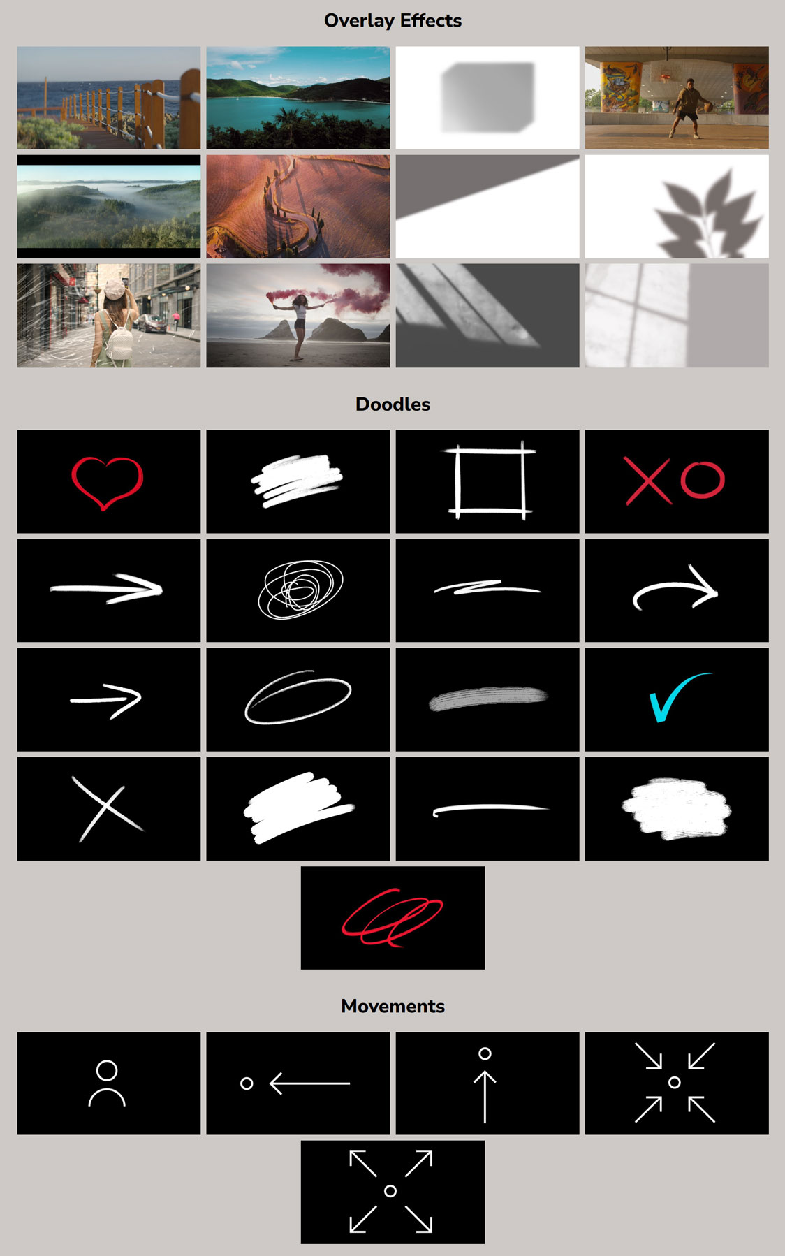 Motionvfx 160种多样化情绪拼贴艺术胶片框手绘涂鸦胶带标题插件包 Motionvfxm Collage . 第11张