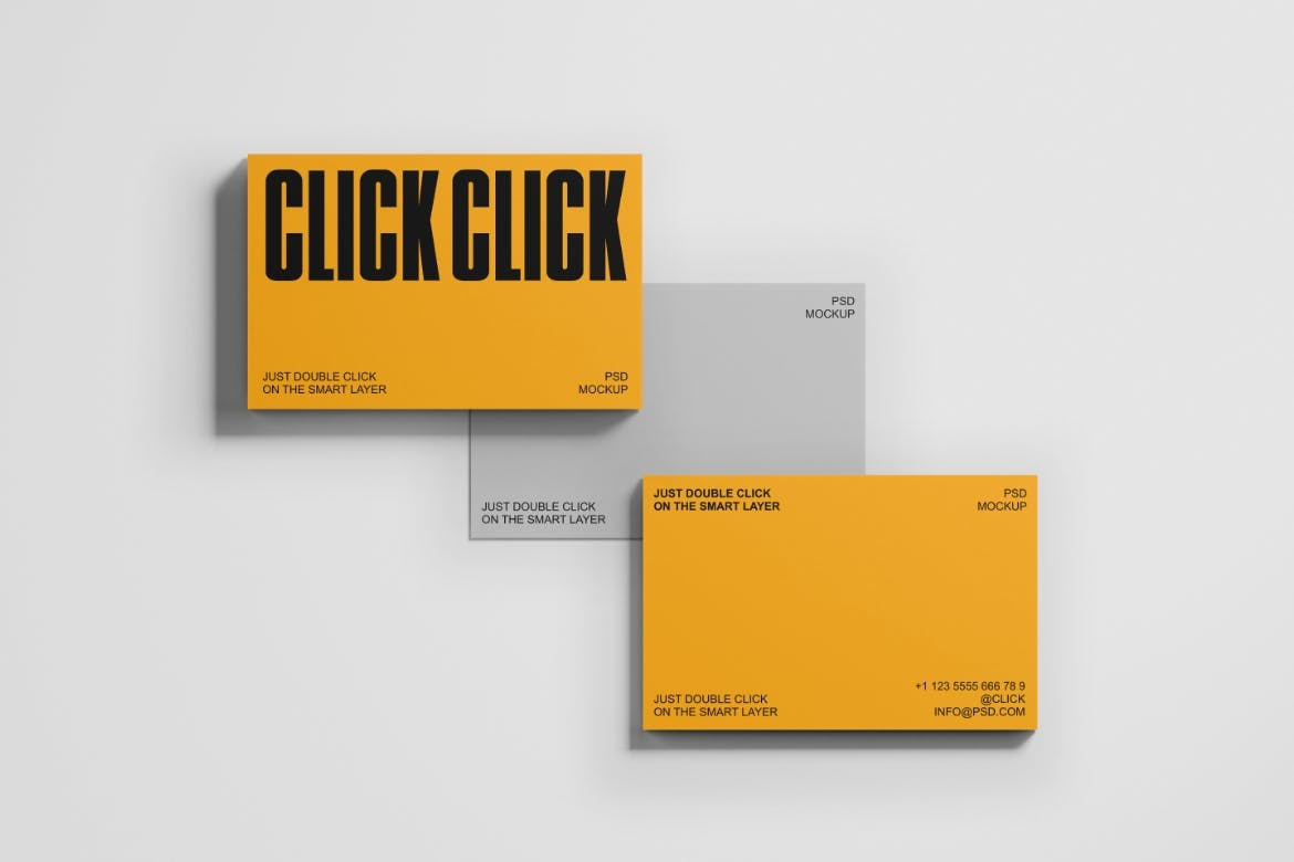 专业名片样机模板展示 Business Card Mockup 样机素材 第2张