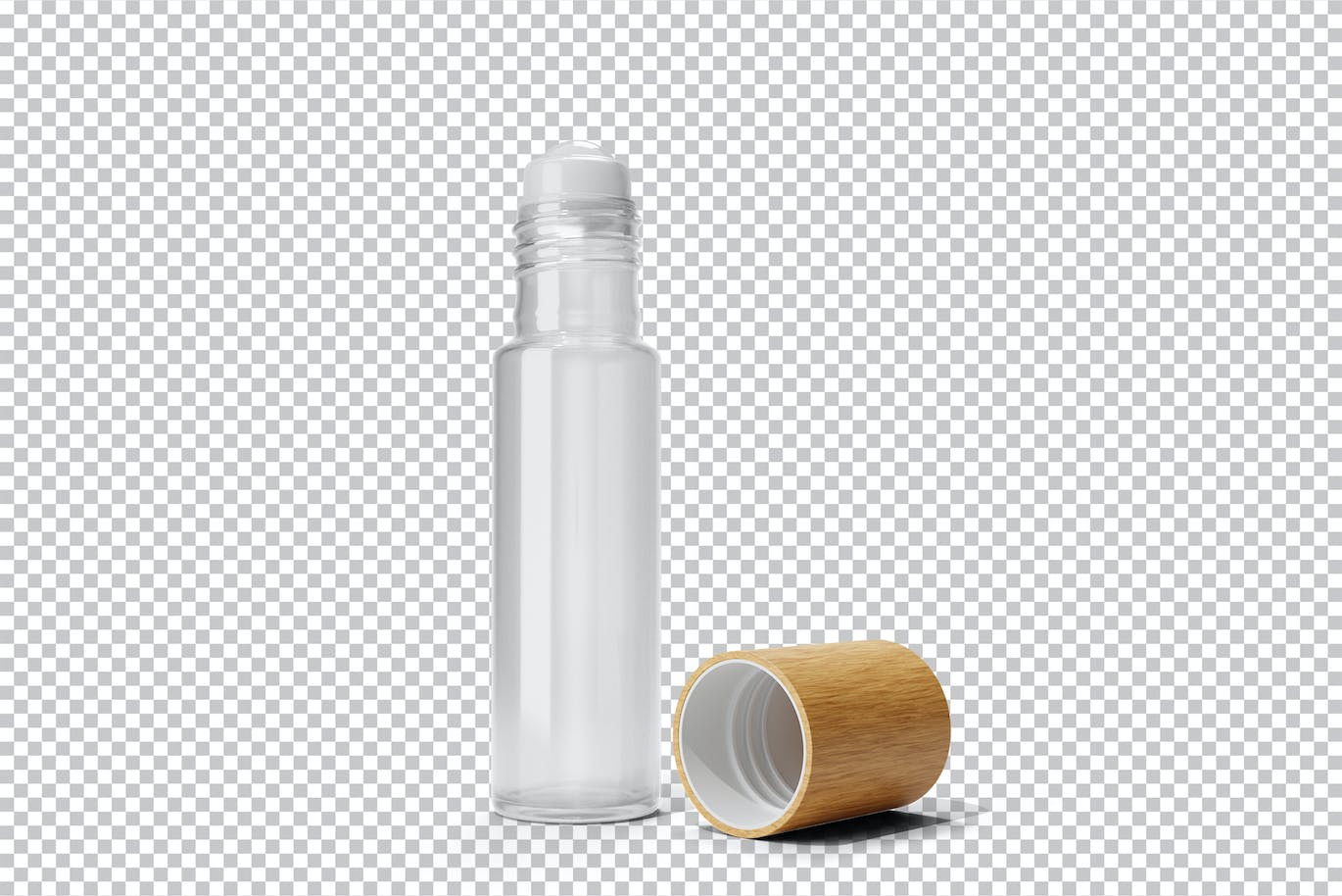 香水滚珠瓶包装设计样机图psd模板 Perfume Roll On Bottle Mockup Vol.1 样机素材 第7张