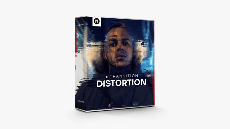 FCPX插件：50种动态扭曲拉伸失真变形视觉转场预设 mTransition Distortion 插件预设 第1张