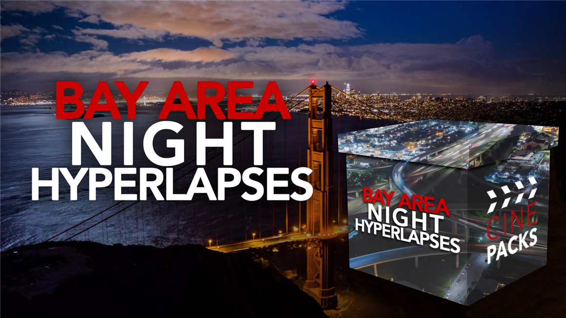 Cinepacks 高质量旧金山夜间延时摄影实拍剪辑4K视频素材 BAY AREA NIGHT HYPERLAPSES 视频素材 第1张