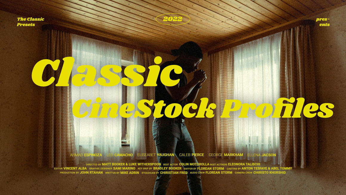 TCP 经典胶卷专业户相机色彩配置文件可视化LR预设 Classic CineStock Profiles for Lightroom 插件预设 第1张