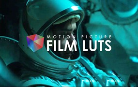 全新好莱坞创意电影质感颜色分级LUT预设包 Motion Picture Film LUTs + Tutorials