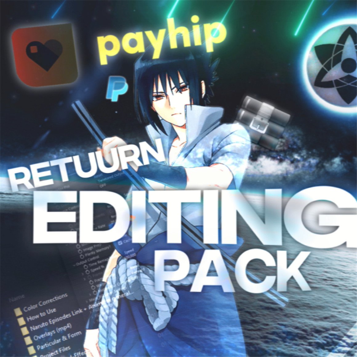 动漫剪辑预设叠加SFX终极编辑素材包 Retuurn´s Editing Pack 视频素材 第1张