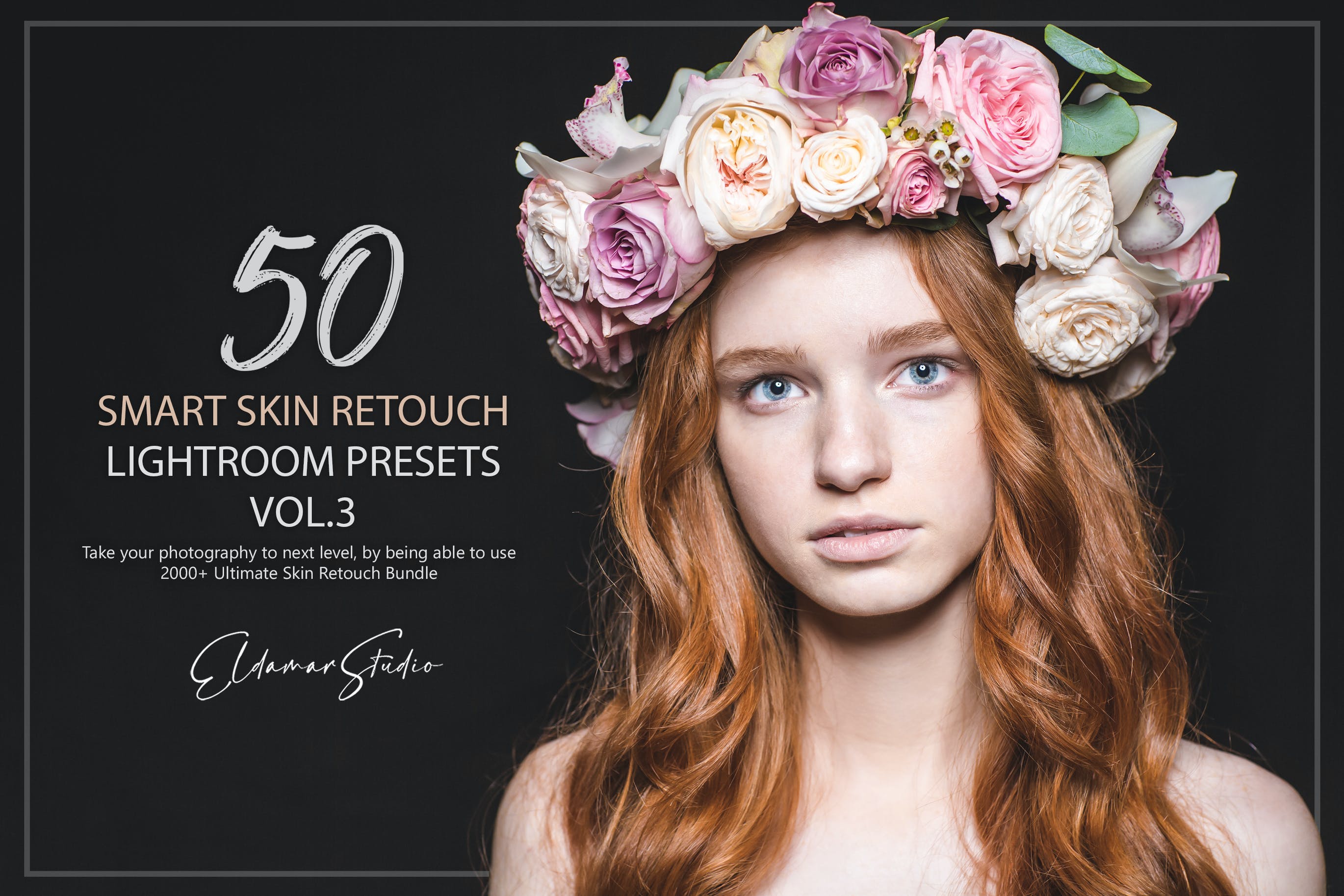 50个智能皮肤修饰照片调色滤镜LR预设v3 50 Smart Skin Retouch Lightroom Presets – Vol. 3 插件预设 第1张