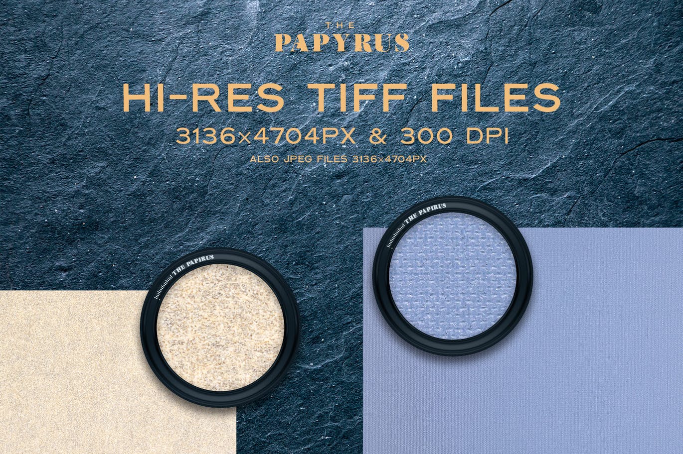 65个莎草纸纸张纹理合集 The Papyrus – 65 Paper Textures 图片素材 第3张