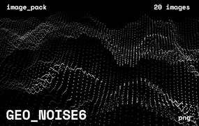 白色粒子抽象黑色背景 GEO_NOISE6 Image Pack