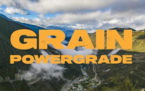 复古胶片电影噪点灰尘纹理叠加效果达芬奇节点 Grain PowerGrade