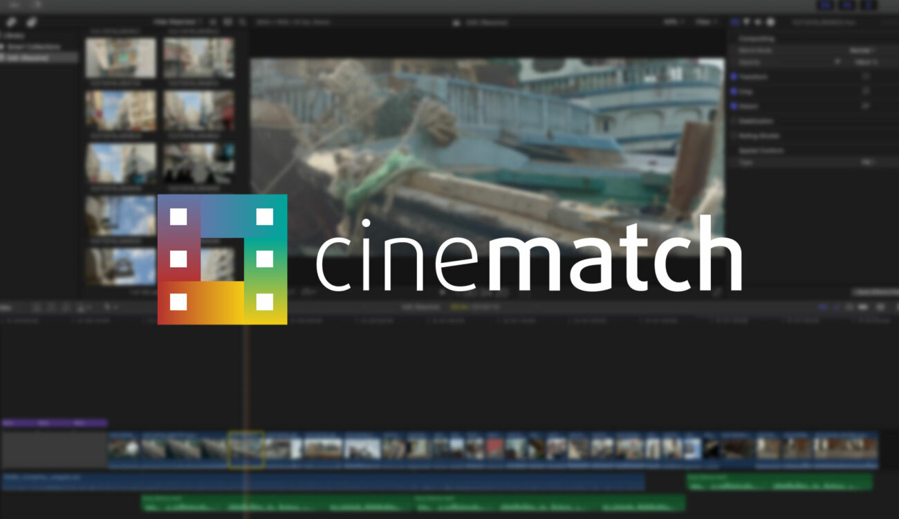 多视频色彩匹配调色插件 CineMatch 达芬奇/FCPX/PR Win/Mac破解版 . 第1张