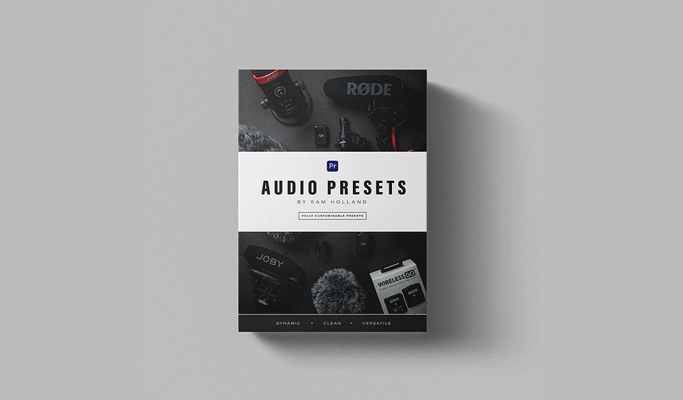 PR预设：20多个专业级麦克风声音音频效果优化调整预设 AUDIO PRESETS MASTER BUNDLE PREMIERE PRO . 第1张