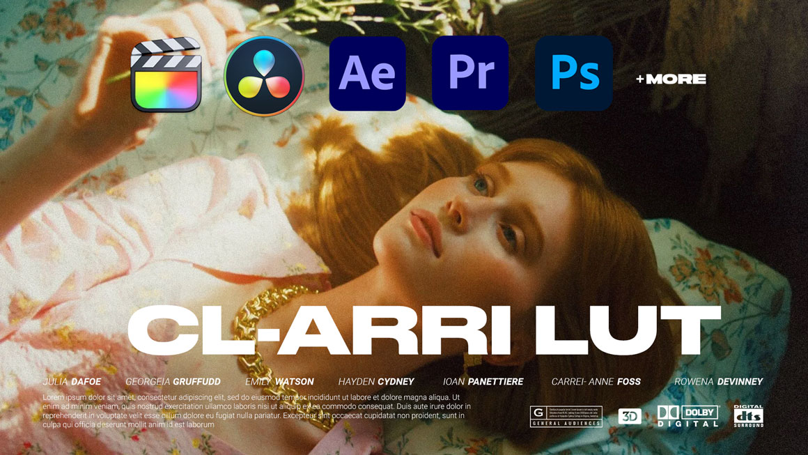 CL-ARRI LUT 35个阿莱胶片电影摄影机视频素材专用LUT色彩预设包 . 第1张