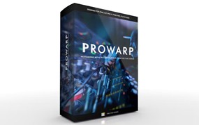 FCPX插件：专业媒体失真扭曲棱镜衰减着色抖动效果工具 Pixel Film Studios ProWarp