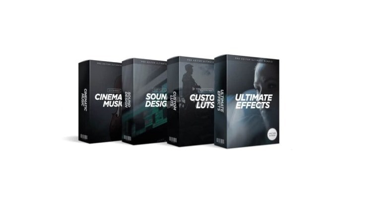 Cinema Mastery Ultimate Editor Bundle 电影制作人剪辑套装镜头光晕课程和LUT歌曲音效颗粒和纹理视频剪辑教程素材 . 第1张