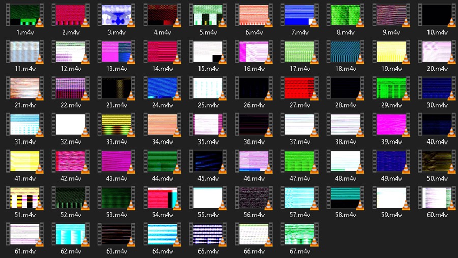 动漫漫剪电视故障视差电路弯曲CRT纹理包M4V视频素材包 99GLITCHES 视频素材 第6张