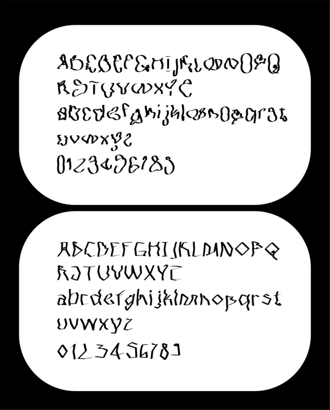 Dirtybarn 未来科幻立体金属尖锐异形酸性设计风格英文字体 Font: Disleks . 第3张