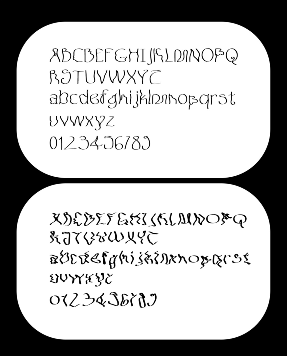 Dirtybarn 未来科幻立体金属尖锐异形酸性设计风格英文字体 Font: Disleks . 第7张