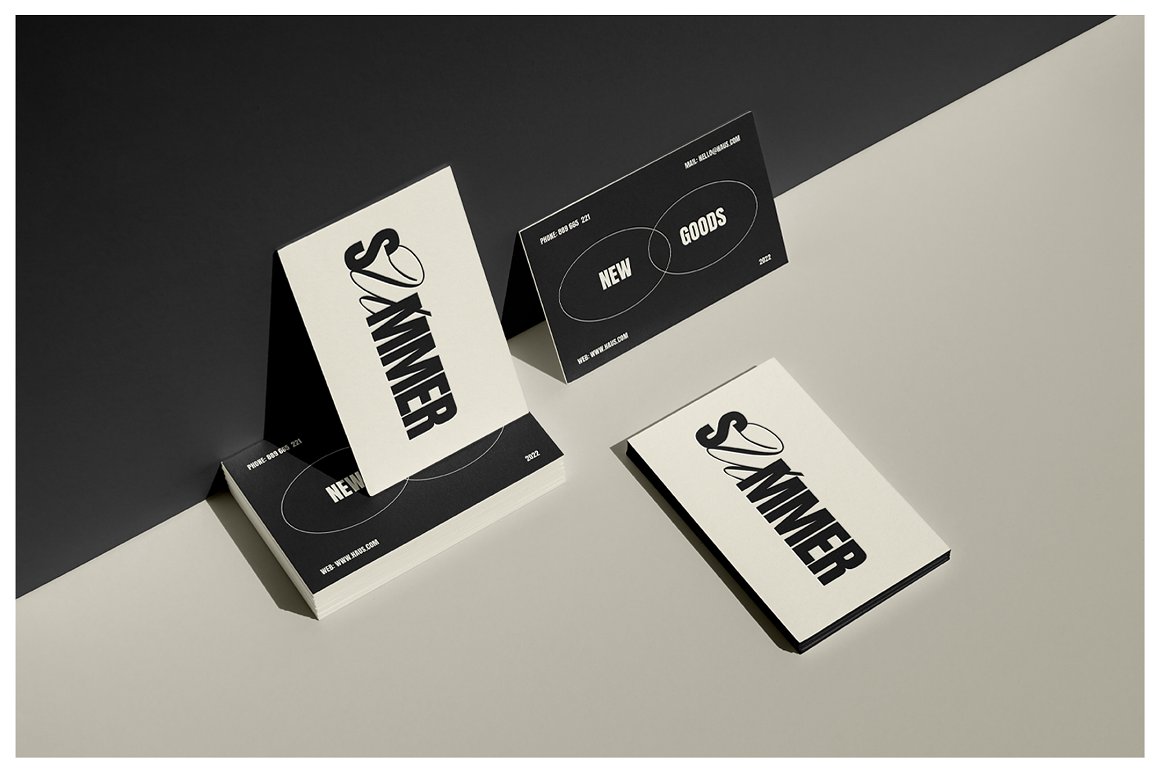 Sunlight Branding Mockups 24款质感名片信纸徽章折页文具品牌VI应用设计作品贴图ps样机素材 . 第8张