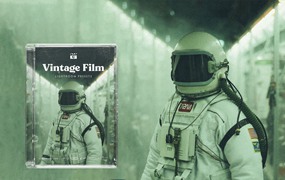 老式柯达胶片电影感光晕颗粒耀斑LR调色预设包 Cinegrams Vintage Film