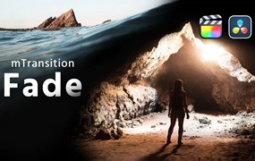 FCPX插件：51种淡入淡出平滑黑场渐隐过渡 MotionVFX mTransition Fade