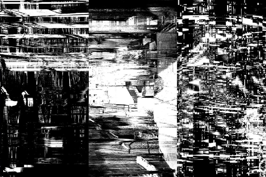 280个数字艺术故障毛刺失真叠加纹理 Visual Fear 280 Glitch Distortion textures 图片素材 第11张