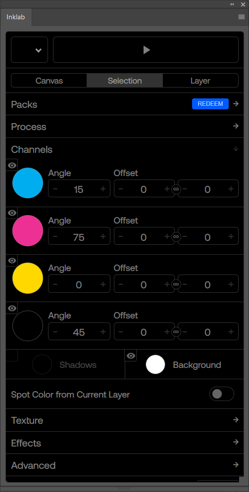 一键式完全可定制墨迹颜色打印效果PS插件 Blkmarket INKLAB XL + Presets v1.0.3 插件预设 第7张