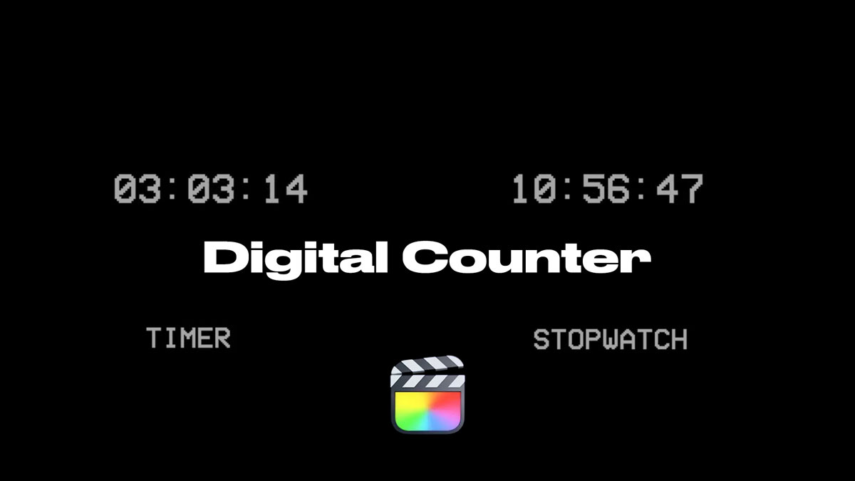 FCPX插件：创意实用进度分秒倒计时计时器 . 第1张