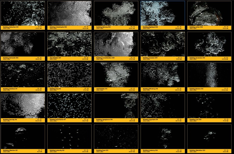 视频素材：130种液态水花水泡气泡动画特效4K视频素材 BBV38 Liquid Bubbles . 第3张