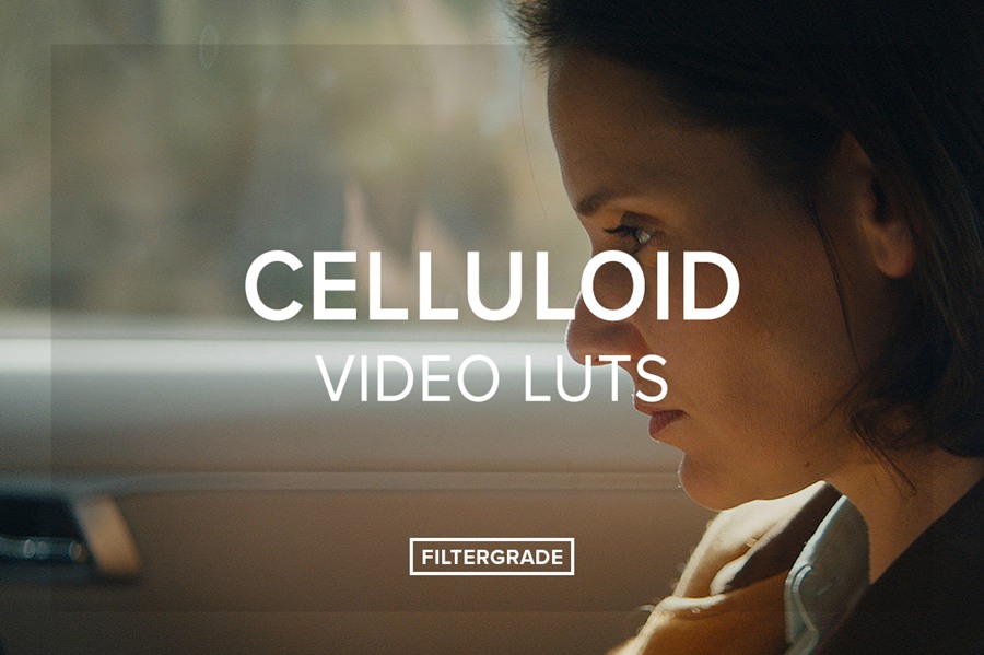 12种独特经典胶片仿真LUTS调色预设包 Filter Grade Celluloid Video LUTs APP UI 第1张