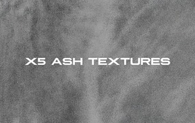 GFXDATABASE 高分辨率灰烬抽象灰灰色纹理贴图素材 X5 Ash Textures