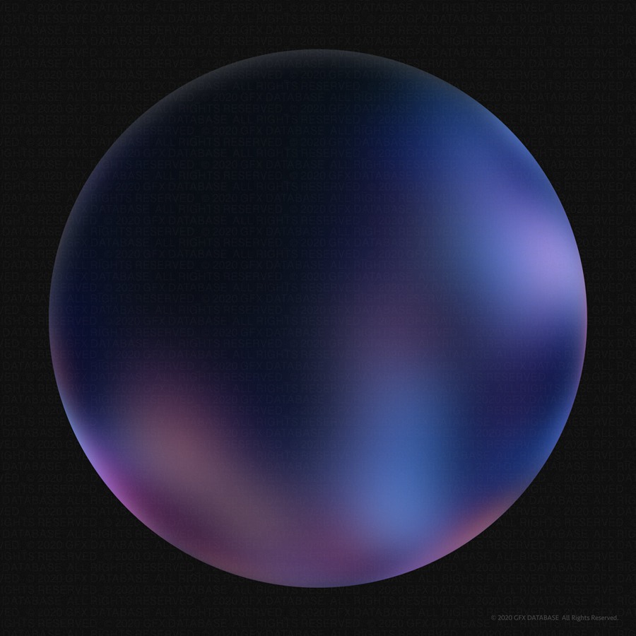 GFXDATABASE 高分辨率独特混合圆形渐变球形叠加图片素材 X10 Gradient Orb Graphics 图片素材 第4张