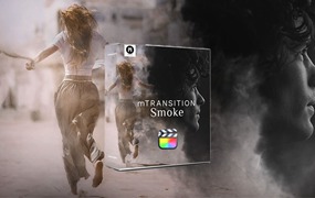 MotionVFX – mTransition Smoke 50个真实烟雾云烟缭绕弥漫运动转场过渡预设FCPX插件