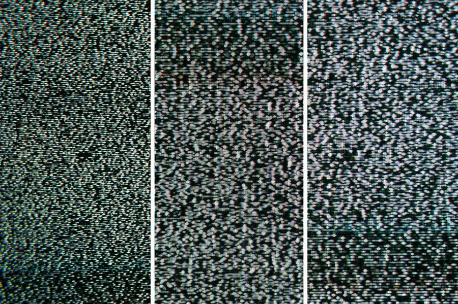 66个做旧CRT电视机信号失真干扰噪点纹理背景素材包 TV noise textures . 第2张