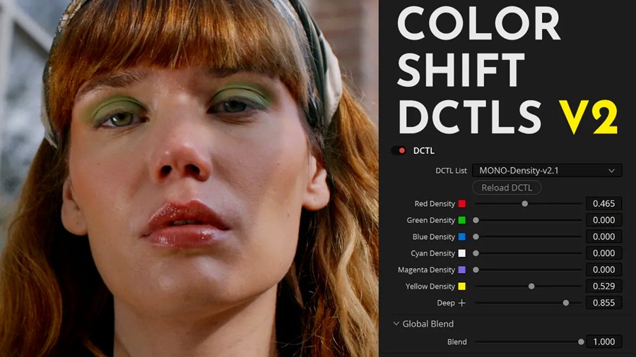 MonoNodes – Color Shift v2 达芬奇电影感色彩偏移DCTL调色插件 – DaVinci Resolve DCTLS . 第4张