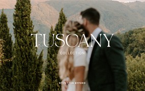 神秘温暖情绪色彩人像婚礼旅拍摄影LR调色预设 Peyton Byford - Tuscany collection