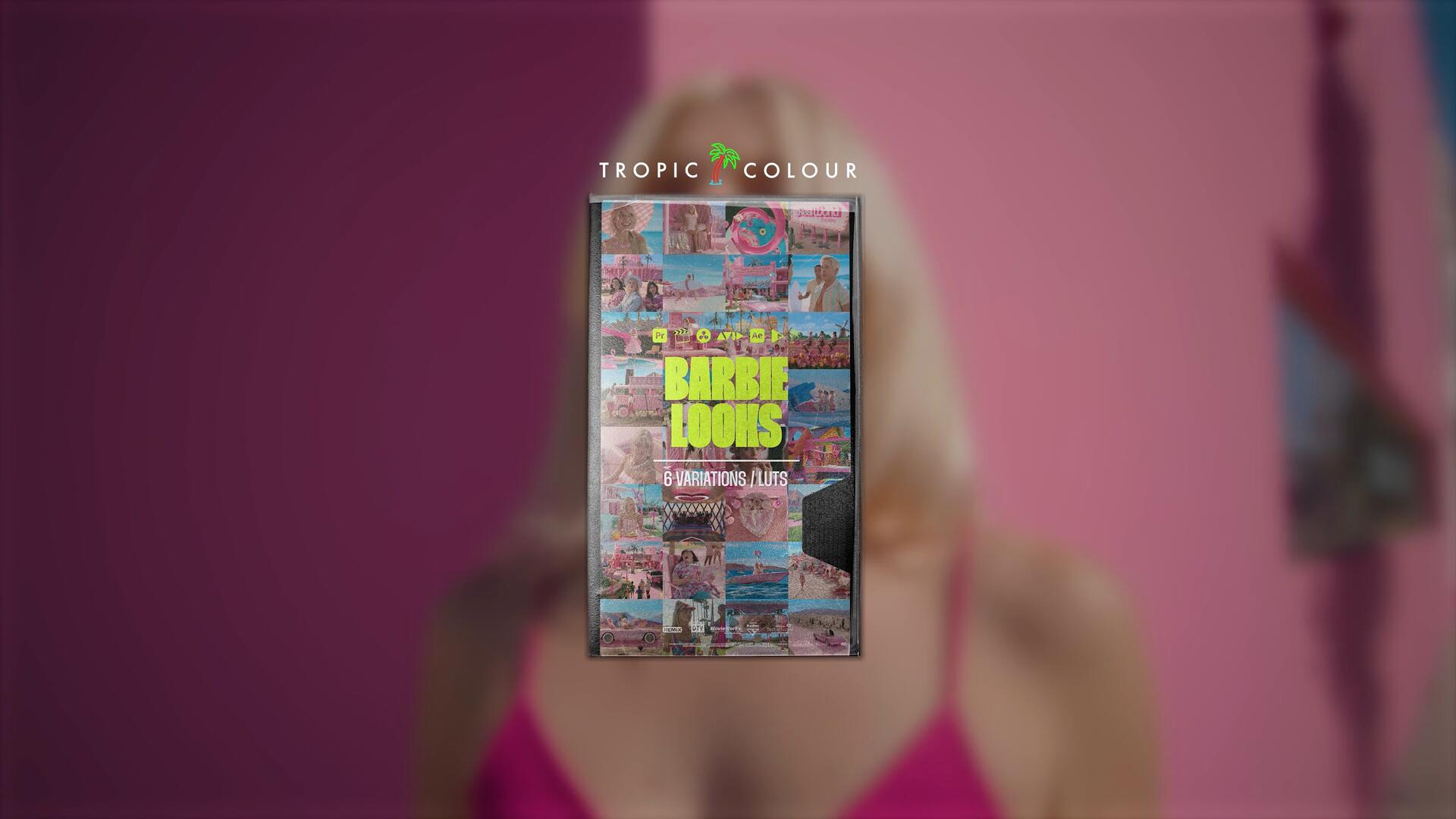 《Barbie》芭比粉电影鲜艳色彩风格LUT调色预设 BARBIE LOOKS – Tropic Colour . 第9张