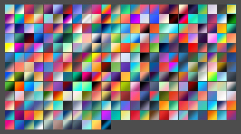 300+实用PS渐变预设，grd格式 插件预设 第1张
