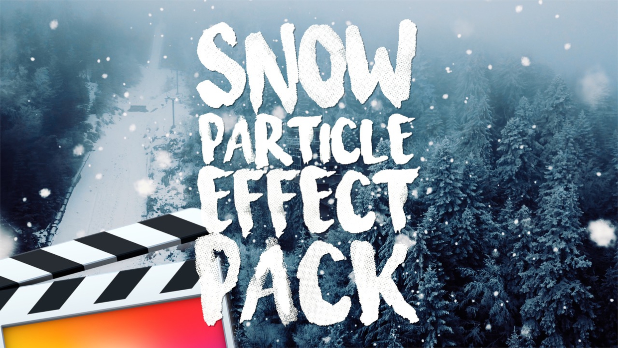 FCPX插件：8种冬季大雪纷飞雪粒子雪景特效预设插件 Ryan Nangle – Snow Particle Effects Pack – Final Cut Pro . 第1张