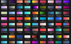 PS渐变背景素材——335个渐变背景图片素材，photoshop设计素材
