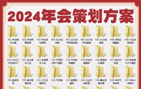 年会相关资料大合集整合—共11大分类，超全打工人必备内容