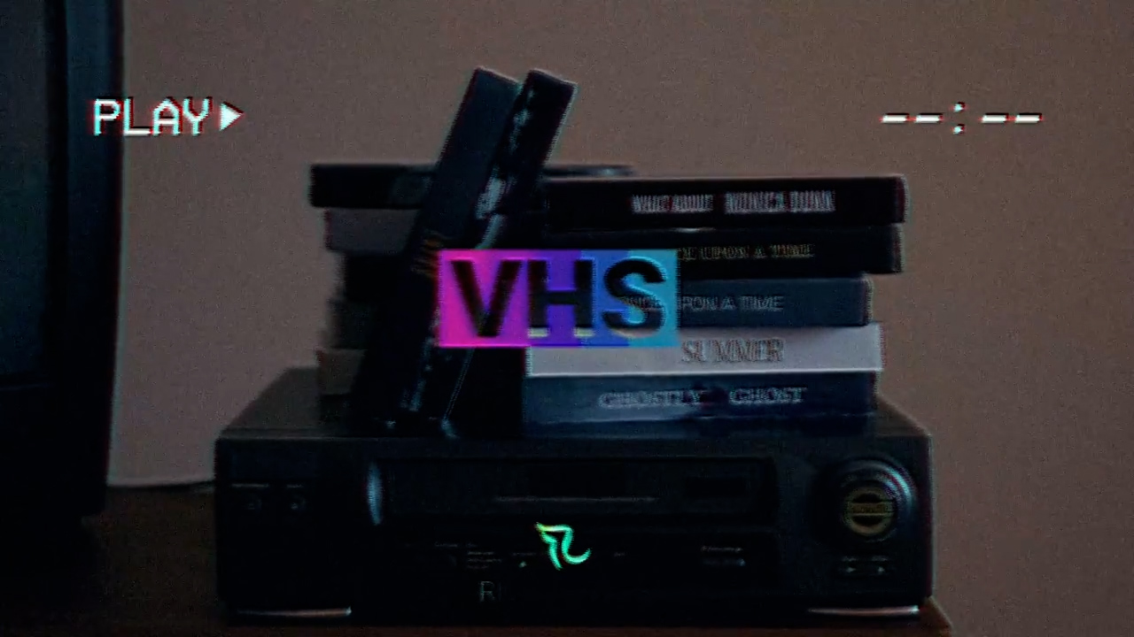 复古VHS元素颜色预设标题和效果PR预设.prfpset VHS Elements Presets , 第1张