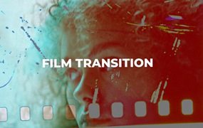 10种 4K 复古时尚胶片破损划痕转场过渡PR模板 Film Transition