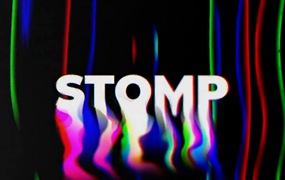 AE模板：时尚酷炫液体融化文字故障视频动画效果AE模板 Stomp Opener